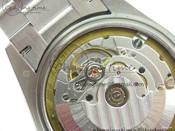 MiroTime 0128 Day-Date 36mm 128239 SS Crystal BP Best Edition White MOP Crystal Marker Dial on SS President Bracelet A MoistureWicking 2682